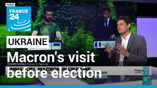 Macron's visit in Ukraine comes just before election run-off • FRANCE 24 English