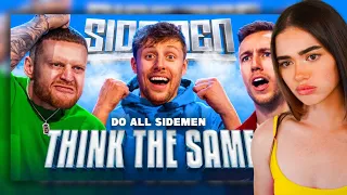 Rose Reacts to DO ALL THE SIDEMEN THINK THE SAME: HARRY EDITION!