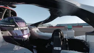 F1 2022 - ONBOARD DA MERCEDES W13 😱 CONFERINDO A VISÃO INTERNA DO NOVO CARRO