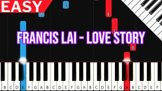 Francis Lai - Love Story | EASY piano tutorial for beginners