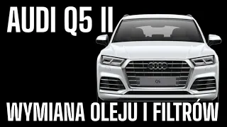 Audi Q5 II FY 2.0 TDI samodzielna wymiana oleju i wszystkich filtrów | Oil and all filter change.