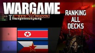 Which is the best Deck? ALL Coalitions and Nations Ranked | Wargame: Red Dragon