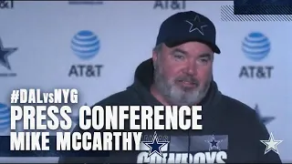 Mike McCarthy Postgame Week 15 | #DALvsNYG | Dallas Cowboys 2021