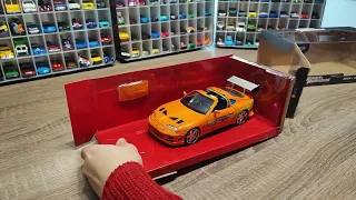 UNBOXING Jada Toys Fast & Furious 1:24 - Brian's Toyota Supra Die-cast Car