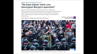 Rechte Ausschreitungen in Chemnitz - Beate Küpper -