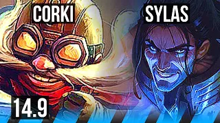 CORKI vs SYLAS (MID) | 9/1/9, Legendary | EUW Diamond | 14.9