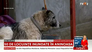 Inundații în Gorj, Caraș-Severin, Hunedoara și Arad