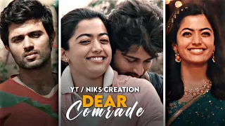 Dear comrade x kal ho na ho I Vijay devarakonda x Rashmika mandanna I Love whatsapp status 😍