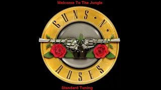 Guns'n Roses - Welcome To The Jungle - Backing track with vocals standard tuning.