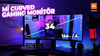 XIAOMİ'DEN DEV MONİTÖR (Xiaomi Mi Curved Gaming Monitor 34”) Kutu Açılımı ve Detaylı İncelemesi