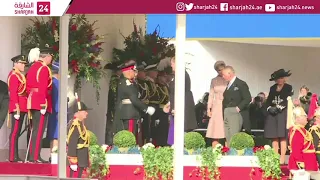 Dutch royals welcomed by Queen Elizabeth during state visit