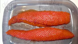 Japanese Street Food Salmon caviar   Japanese Street Food