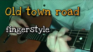 Old town road на гитаре fingerstyle