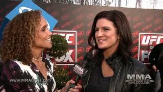 "Haywire" Star Gina Carano on Making Movies, Pregnancy Rumors + Returning To MMA