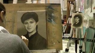 Портрет по фото маслом на холсте спб. Уроки живописи портрета