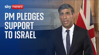 Rishi Sunak condemns attack and offers Israel 'unequivocal' support