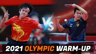 Wang Chuqin vs Yuan Licen | 2021 Chinese Warm-up for Olympic