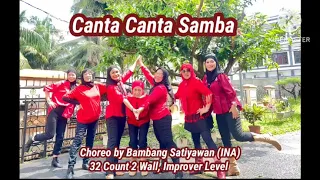 Canta canta Samba - Linedance || Choreo @bambangsatiyawan9498 (INA) - March 2024