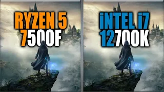 Ryzen 5 7500F vs 12700K Benchmarks - Tested in 15 Games and Applications