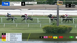 Gulfstream Park Carrera 4 - 12 de Junio 2021