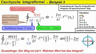 Cauchy Integralformel ►Beispiel 3