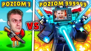 Zagrałem ⚠️ z TOP #1 GRACZEM 🎮 w EUROPIE 🌍 i DAŁ mi NOWĄ POSTAĆ 🎥 w Toilet Tower Defense! 🚽