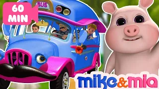 The Wheels on the Bus | Blue Wheels on the Bus | Nursery Rhymes Collection | YouTube Nursery Rhymes