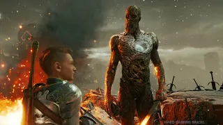 GOD OF WAR RAGNAROK - Kratos Desperta Surtur Para Destruir Asgard