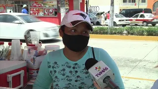 Intenso calor repuntó ventas de raspados en playas del puerto de Veracruz