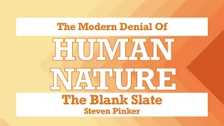 5 Minutes Book Summary - The Blank Slate by Steven Pinker