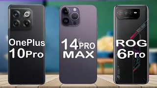 OnePlus 10 Pro vs Iphone 14 Pro Max vs Asus ROG Phone 6 Pro || Tech Evo