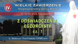 17.08 g.19:00 Konferencja: o. Mateusz Stachowski OFMConv, Z doświadczenia egzorcysty (cz. 1) | WZNSM