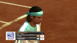 [Virtua Tennis 2009] Ferrer 🇪🇸 vs Nalbandian 🇦🇷 Gameplay | Paris