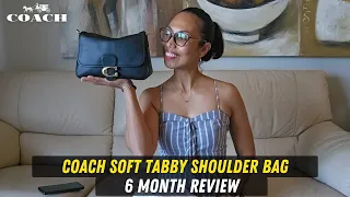 COACH SOFT TABBY SHOULDER BAG 6 MONTH REVIEW | DO I STILL LIKE IT? #coach #coachbags #coachnewyork