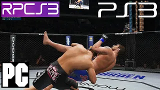 PS3 UFC Undisputed 3 on PC RPCS3 emulator 2024