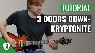 3 Doors Down - Kryptonite | Gitarren Tutorial Deutsch