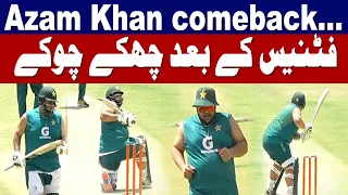 Azam Khan Power Hitting Practice after recovery from injury