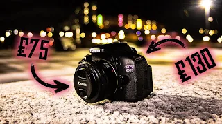 Snowy Night Street Photography POV | Canon 600D & 50mm f1.8