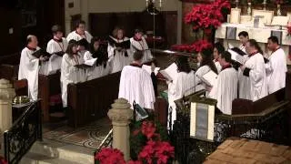 Episcopal Christmas carol prelude service.