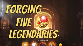 Crafting Legendary Gear for Infantry! Rise of Kingdoms