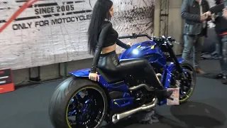 Fancam. Devil's Garage Lowride Custom Motorbike Harley Davidson MBE Verona 2022. Like and Subscribe.