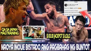 CASIMERO PATUNAY NA KINATATAKUTAN NI NAOYA INOUE NIILANTAD TRAINING SA LABAN VS LUIS NERY SA JAPAN