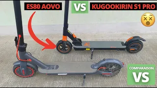 AOVO ES 80 VS KUGOO KIRIN S1 PRO : LE BATTLE !! TROTTINETTE ÉLECTRIQUE (COMPARAISON EN FRANÇAIS !)