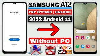 Samsung A12 Frp Bypass Android 11 Without PC New Method 2022   100% Working