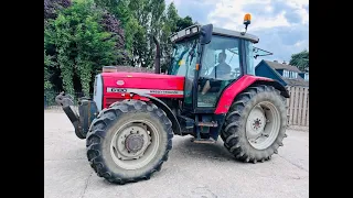 MASSEY FERGUSON 6180 4WD TRACTOR *5576 HOURS* C/W FRONT LINKAGE