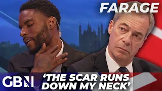 'I was stabbed nine times': Nigel Farage meets knife crime survivor to explore issue of violence