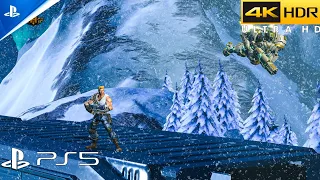 Contra: Operation Galuga (PS5) 4K 60FPS HDR Gameplay (Ice Train)