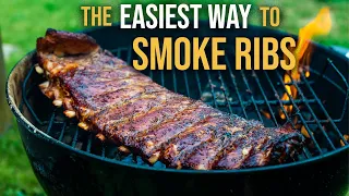 How to Smoke Ribs on a Charcoal Grill (EASY!)