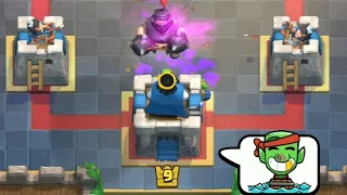 How to activate King tower against Mega Knight with spear goblins and goblin gang🤙