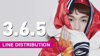 [Line Distribution] EXO-M - 3.6.5 (Chinese Ver.)